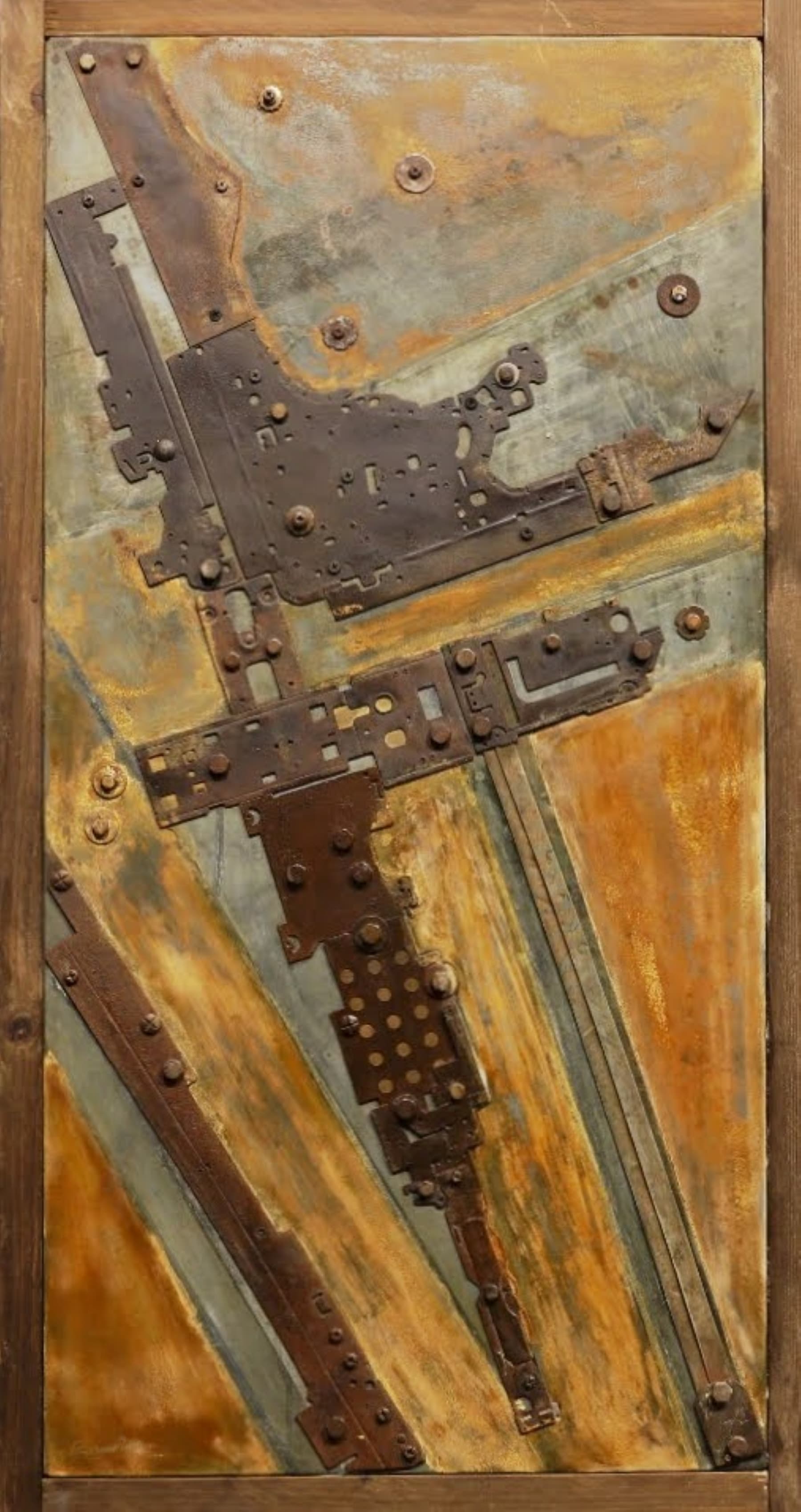Obra abstracta Avante por Antonio Casares Palma