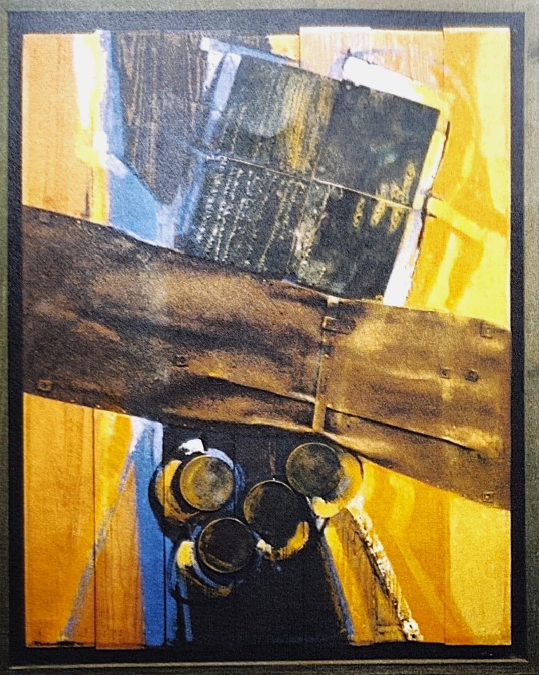Obra abstracta Emergente por Antonio Casares Palma