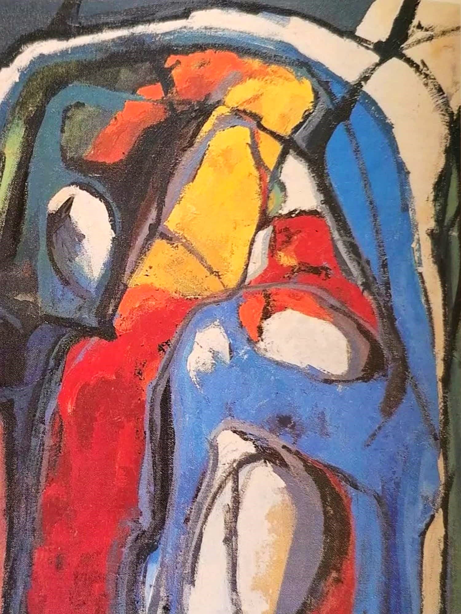 Obra abstracta Sin título por Antonio Casares Palma