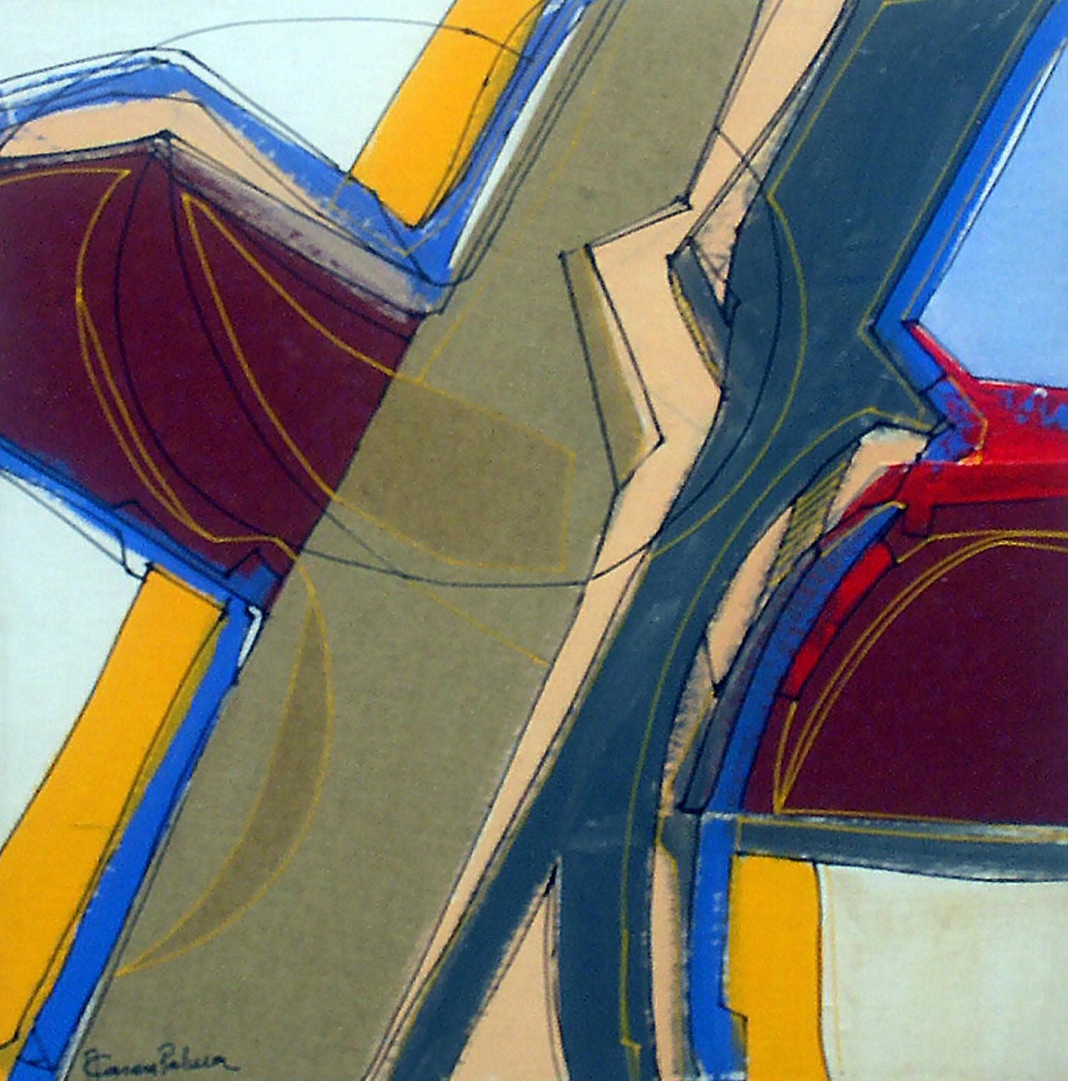 Ref M-6 Mixta sobre tela