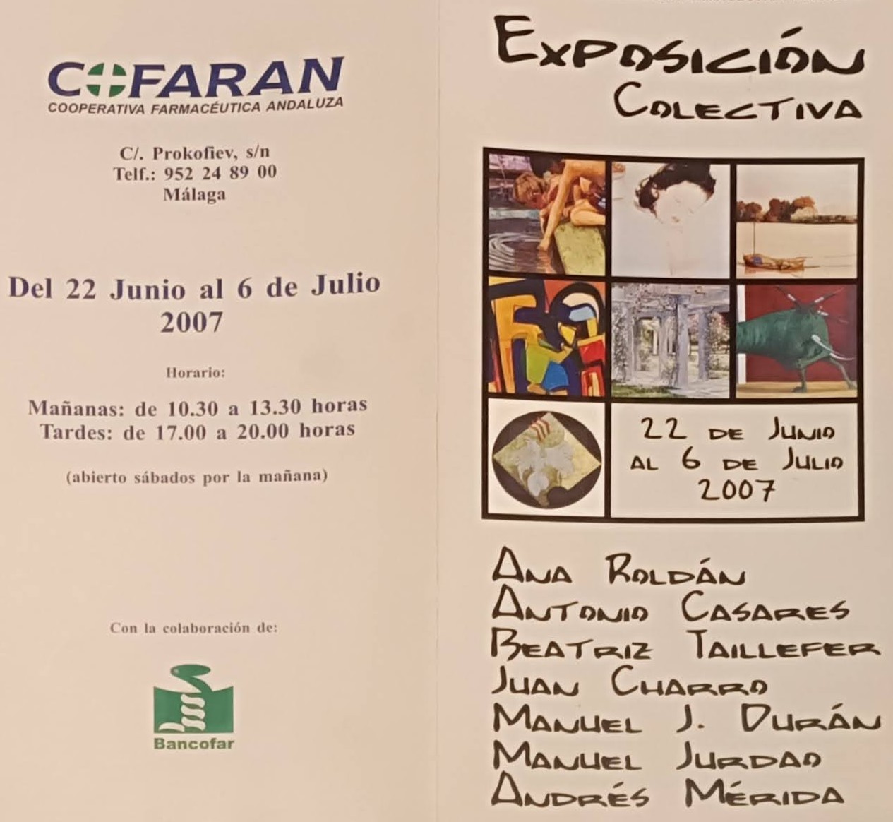 ARCHIVO: Exposición Colectiva en COFARAN